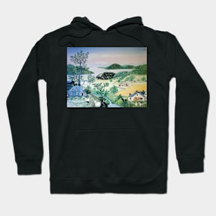 A Beautiful World by Grandma Moses Hoodie